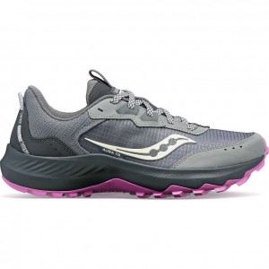 Női Saucony Aura TR Wide Futócipő Szürke | HUNGARY ABQHK