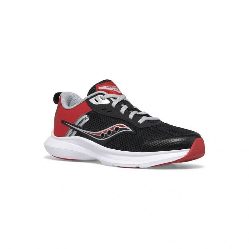 Big Gyerek Saucony Axon 3 Sportcipő Fekete Piros | HUNGARY OPWJV