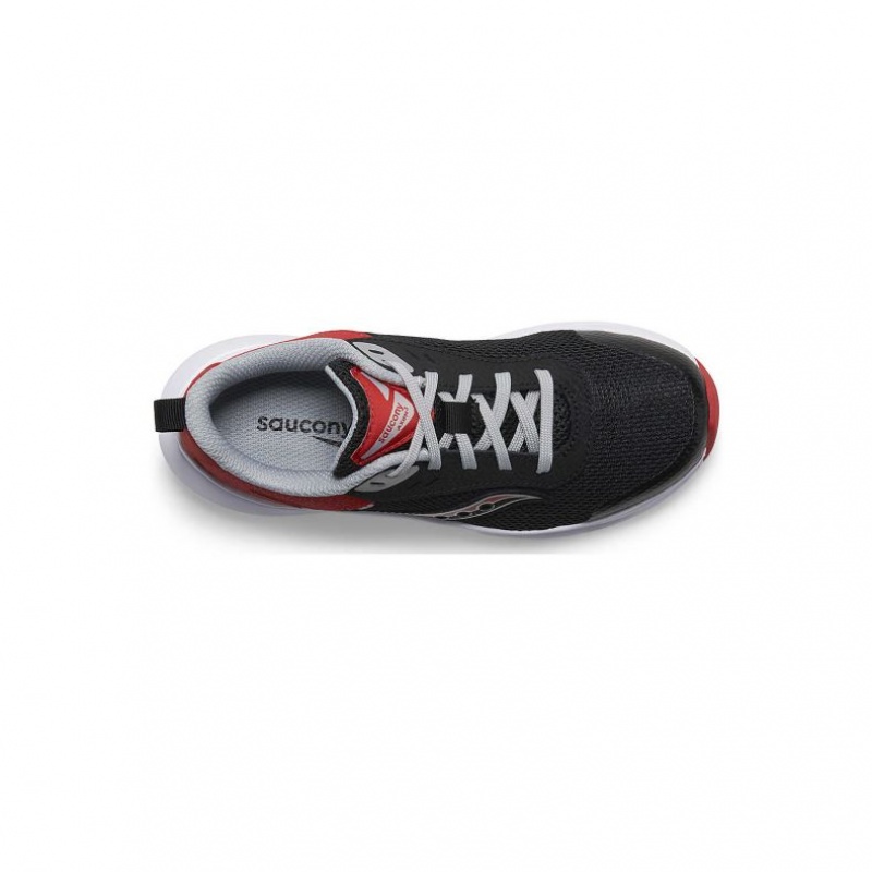 Big Gyerek Saucony Axon 3 Sportcipő Fekete Piros | HUNGARY OPWJV