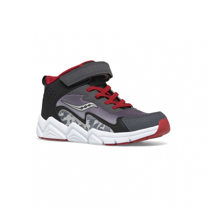 Big Gyerek Saucony Flash Mid A/C Sportcipő Szürke | HUNGARY DQSVN