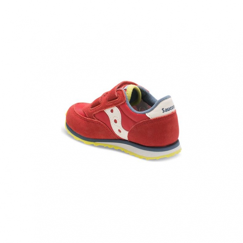 Big Gyerek Saucony Jazz Hook & Loop Sportcipő Piros | HUNGARY PLVNS