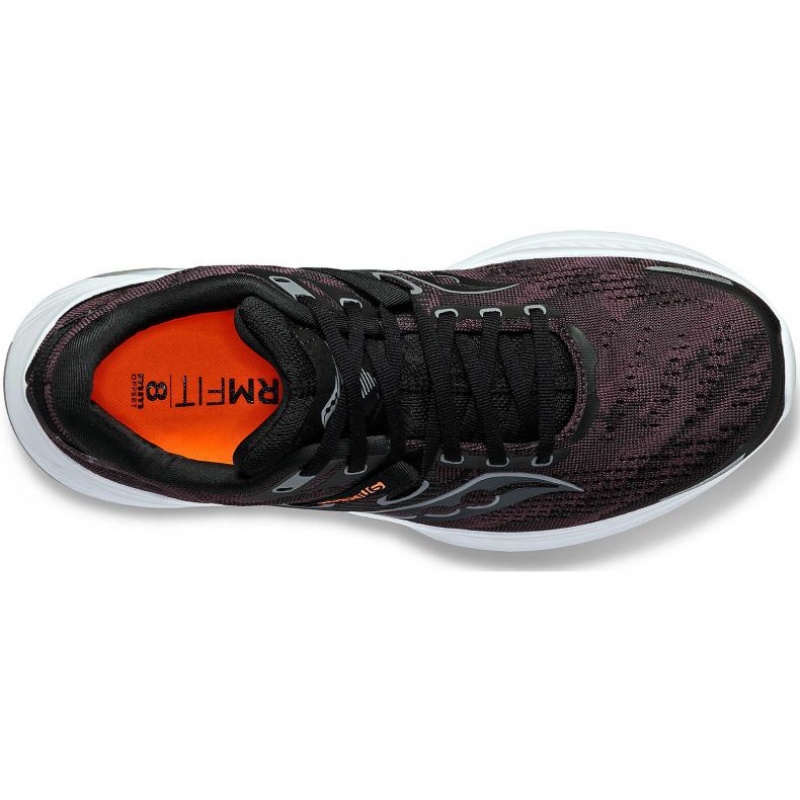Férfi Saucony Guide 16 Wide Futócipő Fekete | HUNGARY VFLQW