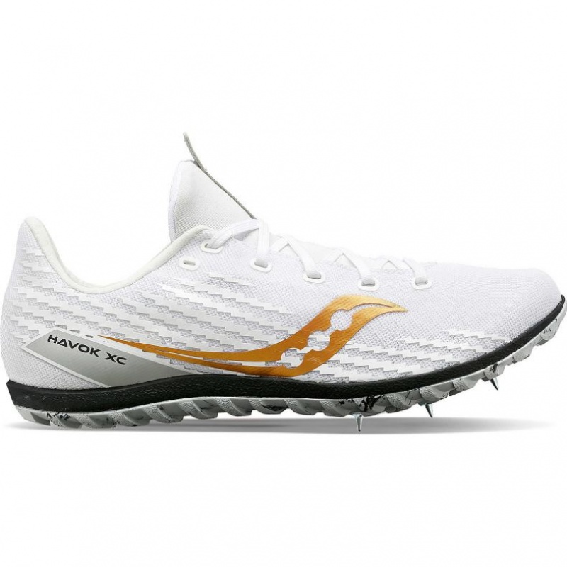 Férfi Saucony Havok XC 3 Atlétika Cipő Fehér | HUNGARY BVEXG