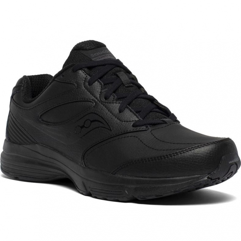 Férfi Saucony Integrity Walker 3 Wide Futócipő Fekete | HUNGARY FQXBG