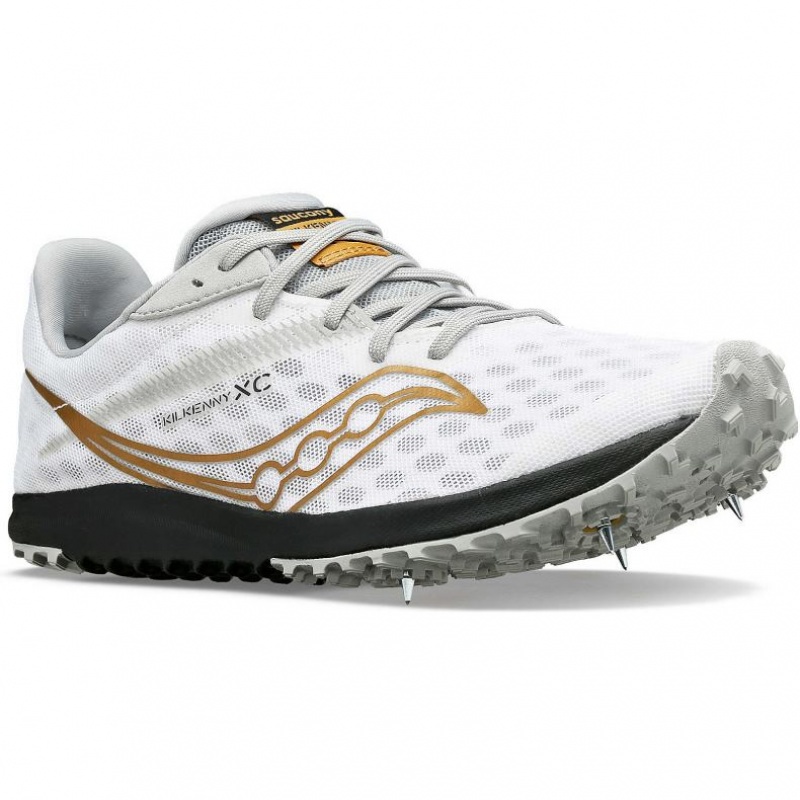 Férfi Saucony Kilkenny XC9 Atlétika Cipő Fehér | HUNGARY AGMHR