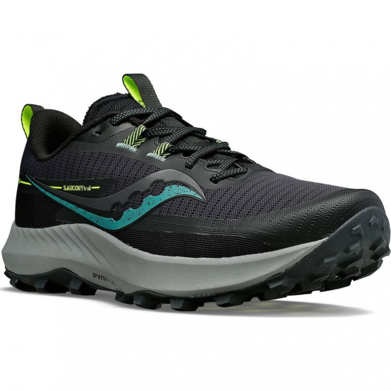 Férfi Saucony Peregrine 13 Terepfutó Cipő Fekete | HUNGARY WEFCX