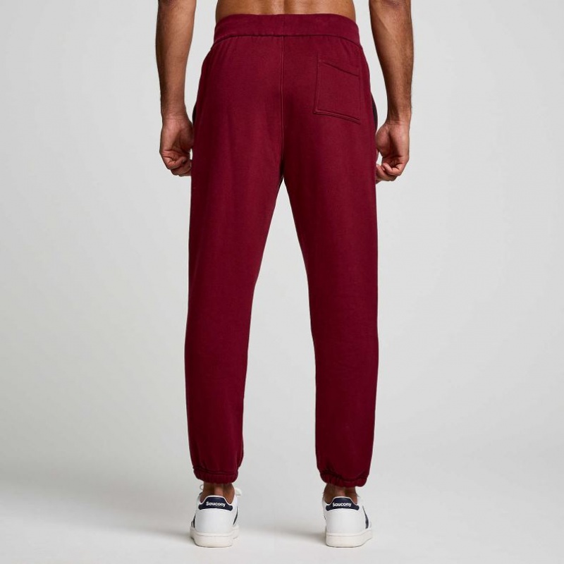 Férfi Saucony Recovery Jogger Nadrág Bordó | HUNGARY GZJRQ