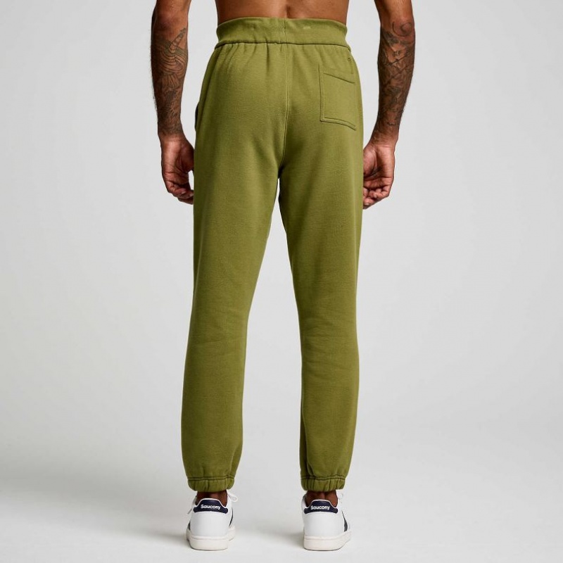 Férfi Saucony Recovery Jogger Nadrág Olivazöld | HUNGARY FEHLI