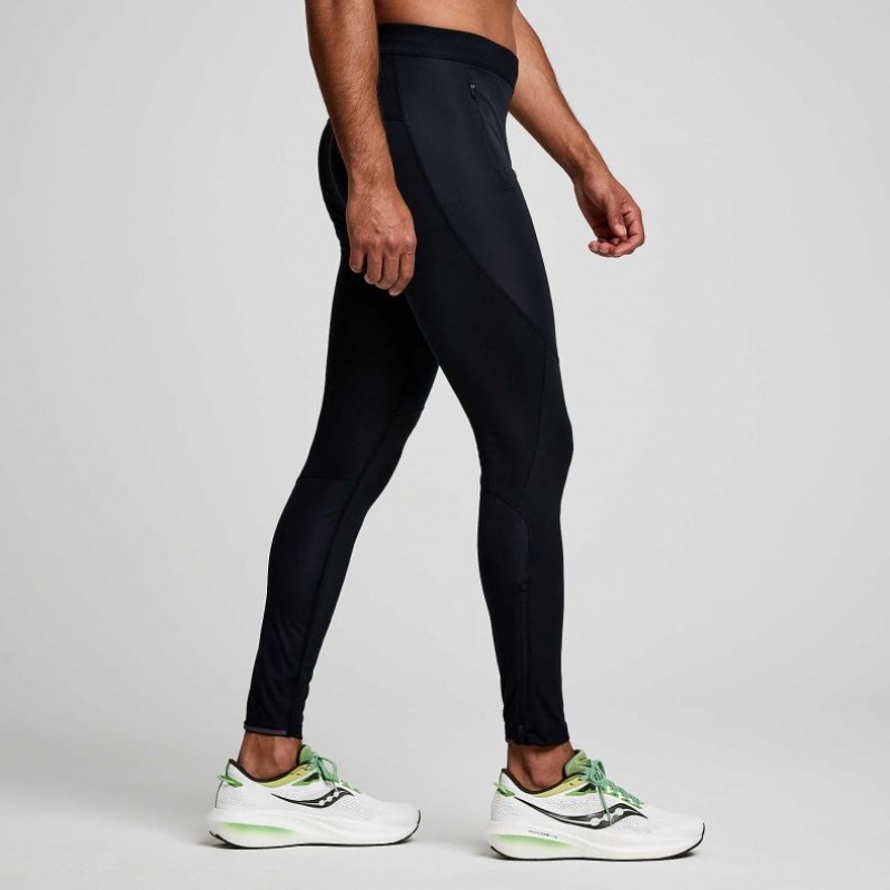 Férfi Saucony Runshield Harisnyanadrág Fekete | HUNGARY YWEKF