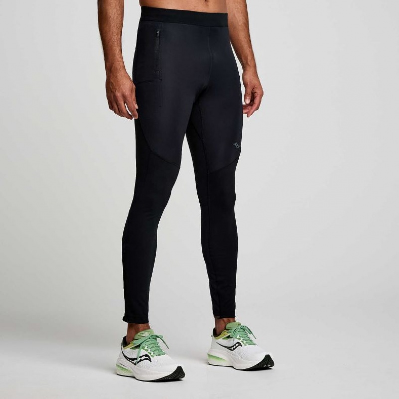 Férfi Saucony Runshield Harisnyanadrág Fekete | HUNGARY YWEKF