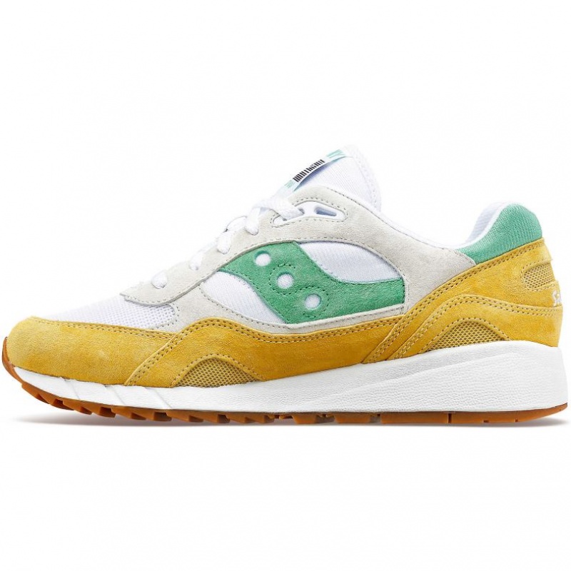 Férfi Saucony Shadow 6000 Sportcipő Fehér Sárga Zöld | HUNGARY QVYXG