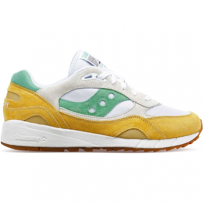 Férfi Saucony Shadow 6000 Sportcipő Fehér Sárga Zöld | HUNGARY QVYXG