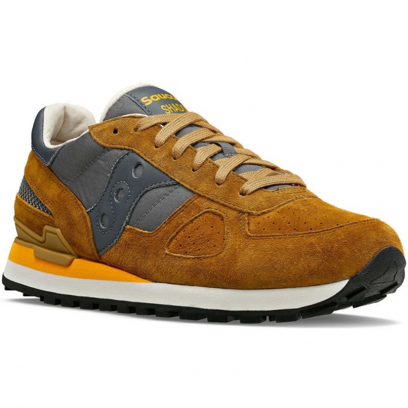 Férfi Saucony Shadow Original Premium Sportcipő Barna Szürke | HUNGARY QFHIL