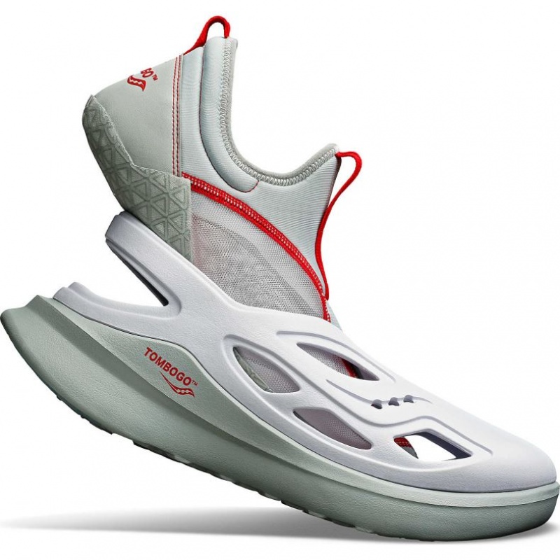 Férfi Saucony TOMBOGO™ x Butterfly Sportcipő Fehér Menta | HUNGARY YXMGC