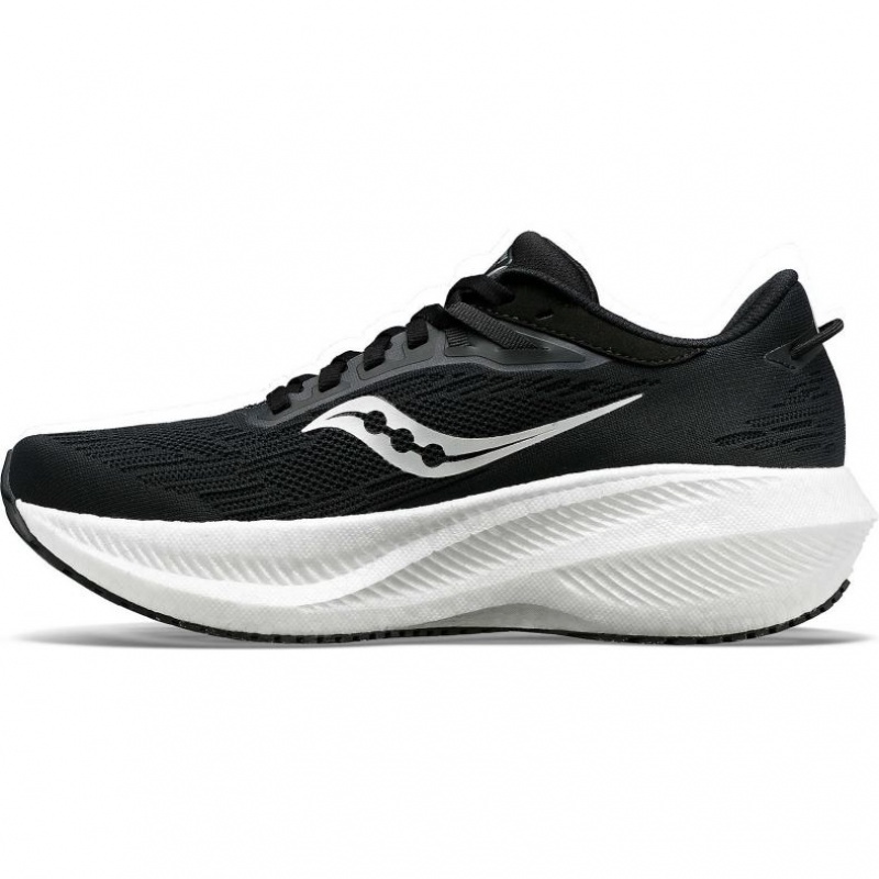 Férfi Saucony Triumph 21 Futócipő Fekete Fehér | HUNGARY DQJAF