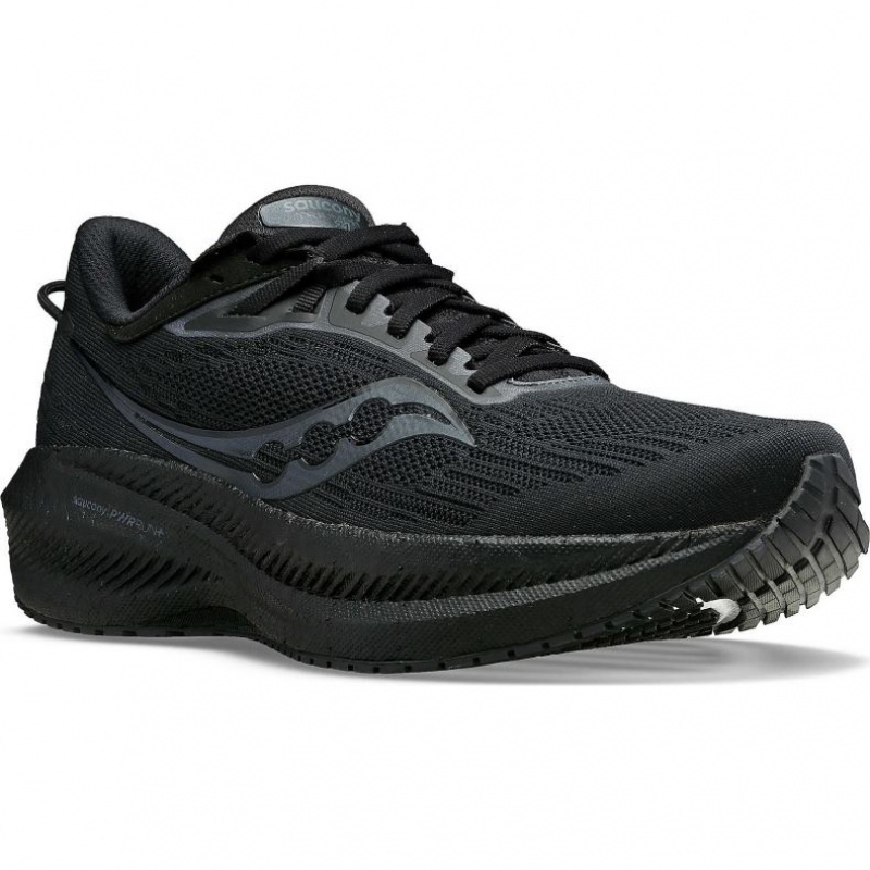 Férfi Saucony Triumph 21 Futócipő Fekete | HUNGARY IHLWA