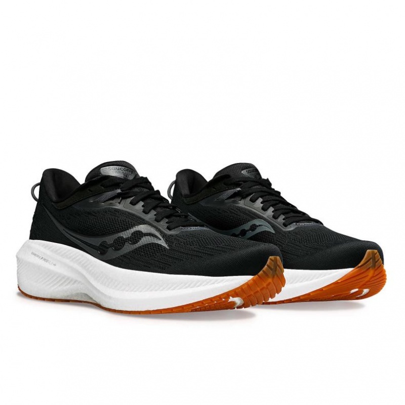 Férfi Saucony Triumph 21 Futócipő Fekete | HUNGARY WICFE