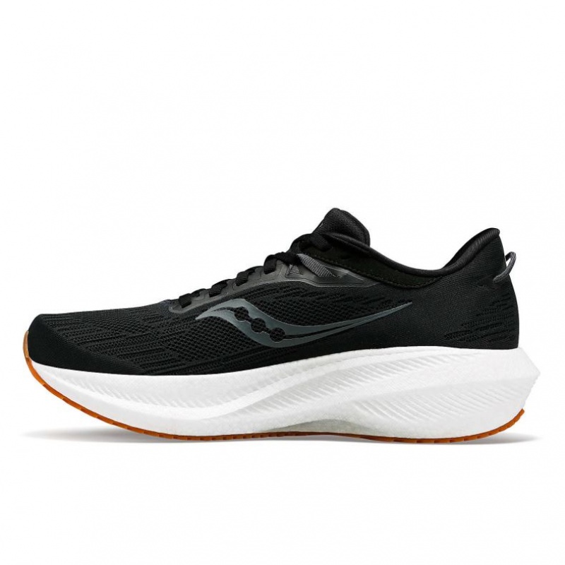 Férfi Saucony Triumph 21 Futócipő Fekete | HUNGARY WICFE