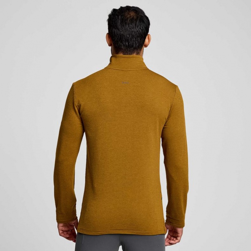 Férfi Saucony Triumph 3D 1/2 Zip Pulóver Barna | HUNGARY XVGAY