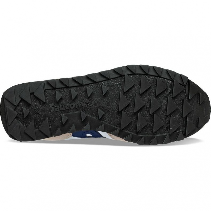 Női Saucony Jazz Original Sportcipő Fehér Bézs Sötétkék | HUNGARY EVSKW