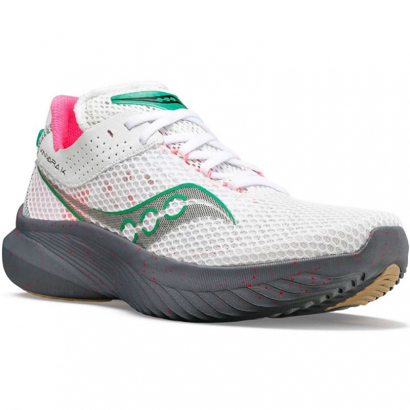 Női Saucony Kinvara 14 Futócipő Fehér | HUNGARY QHJIL
