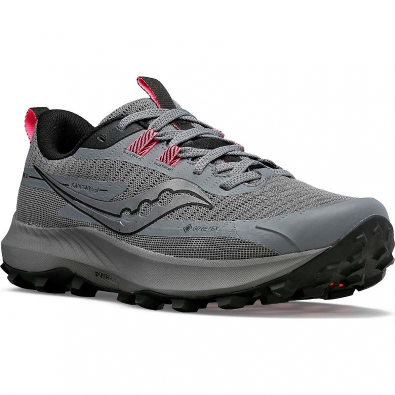 Női Saucony Peregrine 13 GTX Terepfutó Cipő Szürke | HUNGARY KLSJG