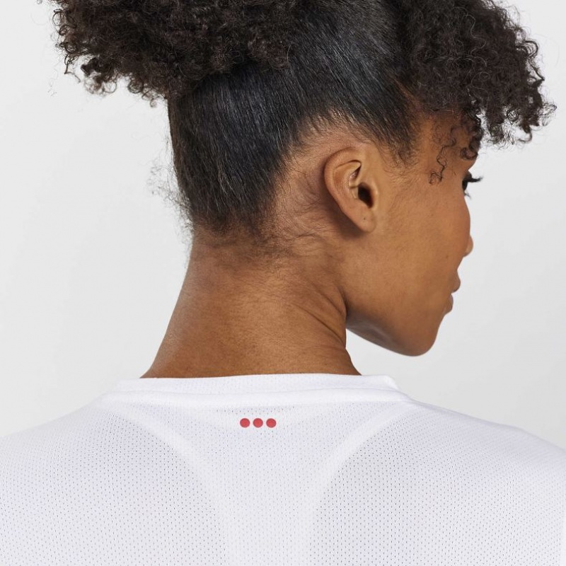 Női Saucony Stopwatch Long Sleeve Póló Fehér | HUNGARY LBTGX