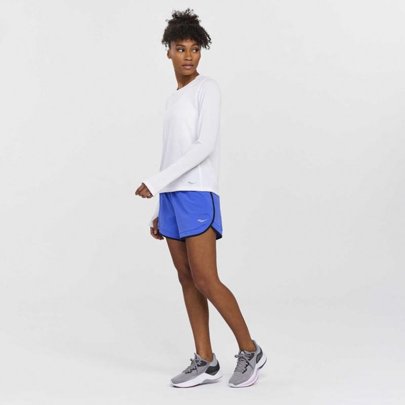 Női Saucony Stopwatch Long Sleeve Póló Fehér | HUNGARY LBTGX