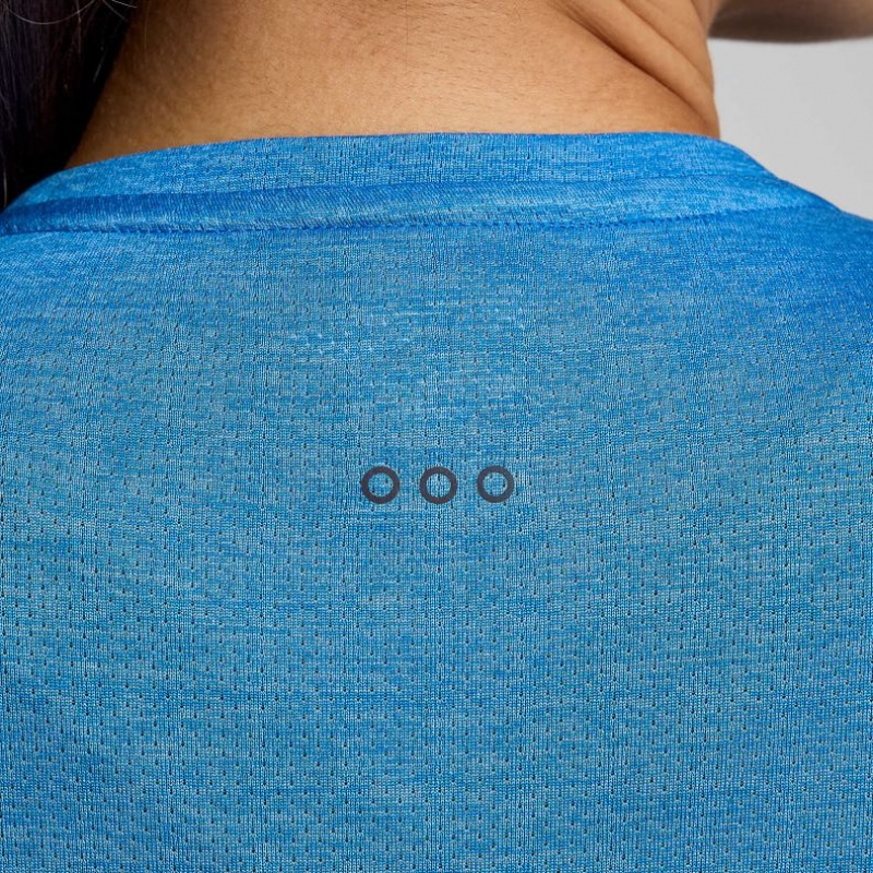 Női Saucony Stopwatch Long Sleeve Póló Kék | HUNGARY HRCQX