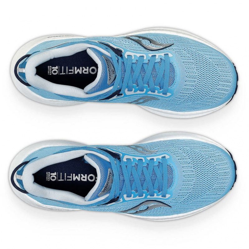 Női Saucony Triumph 21 Futócipő Kék | HUNGARY IWKMO
