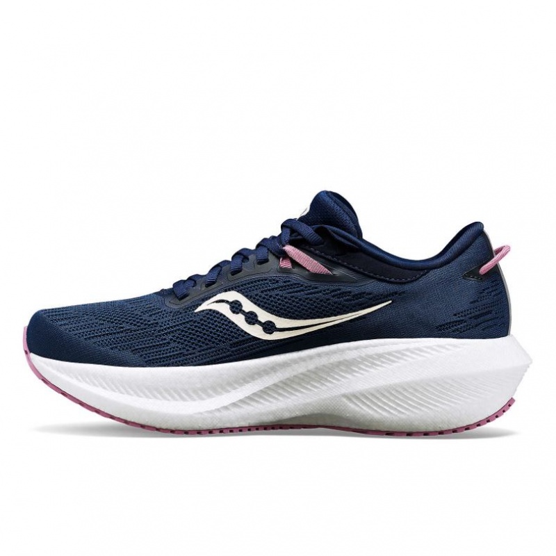 Női Saucony Triumph 21 Futócipő Sötétkék | HUNGARY XGEBQ