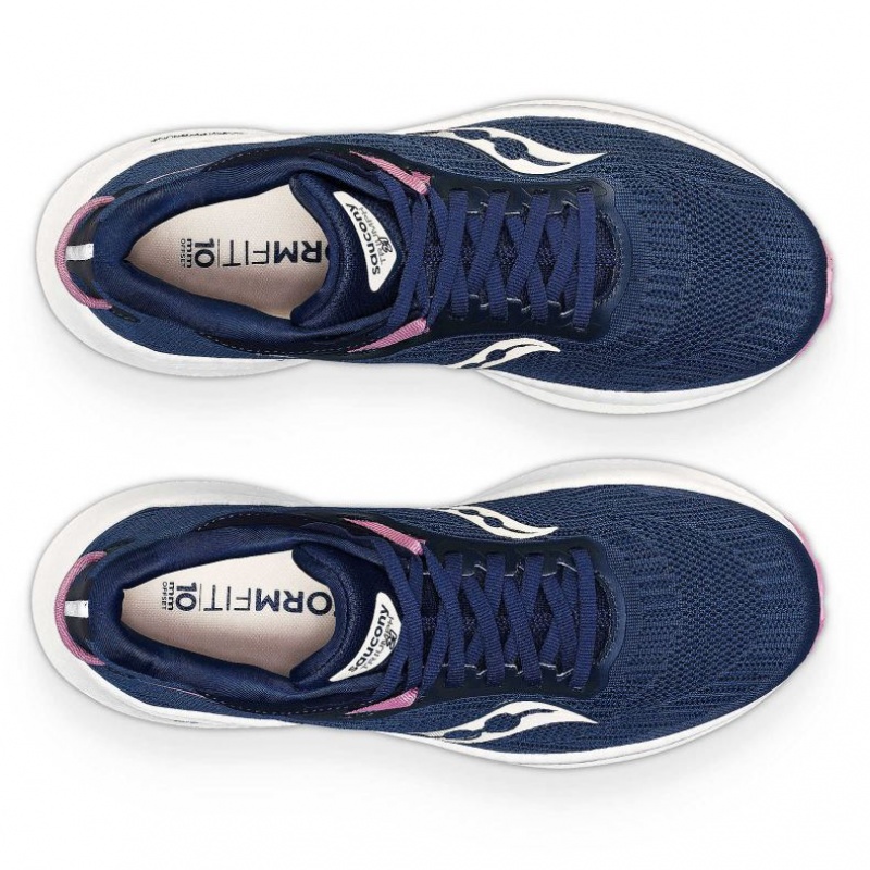 Női Saucony Triumph 21 Futócipő Sötétkék | HUNGARY XGEBQ